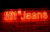 Неонова вивіска 501 Jeans